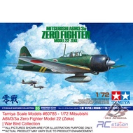 Tamiya Scale Models #60785 - 1/72 Mitsubishi A6M3/3a Zero Fighter Model 22 (Zeke) | War Bird Collect