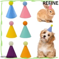 REFINEMENT Cone Hats, 6pcs Set Colorful Mini Party Hats,  Lightweight Party Hats Christmas Party