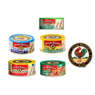 Ayam Brand Tuna Ori / Tuna Mild / Cili Tuna / Flakes in Sunflower Oil / Tuna Hot