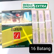 rokok djava hijau 16 batang sigaret kretek tangan  bukan filter