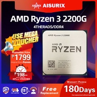 AISURIX R3 2200G AMD Ryzen 3 2200G Socket AM4 Desktop Processor 4-Core 4-Thread 3.6 GHz CPU