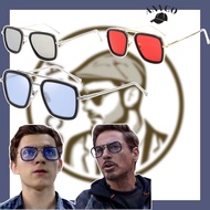 ANVCO Sunglasses Avengers Tony Stark Flight Style Men's Sunglasses Men's Square Brand Design Sun Gla