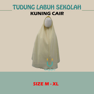 TL009 - TUDUNG LABUH SEKOLAH KUNING CAIR ( BIDANG 60 )