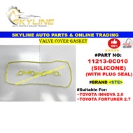11213-0C010 Valve Cover Gasket (100% Silicone) (Yellow) Toyota Innova 2.0 / Toyota Fortuner 2.7