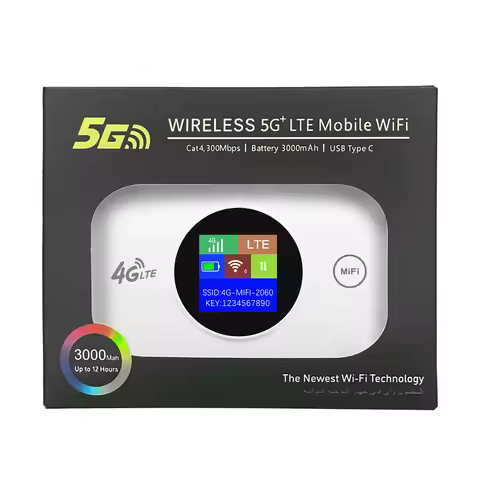 4G portable wifi router, portable WIFI, 5G wireless MIFI, LTE router, plug S IM card