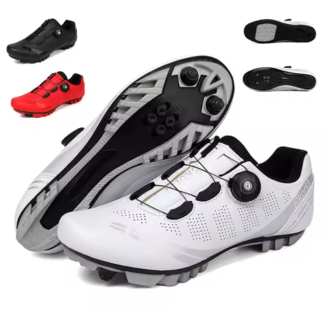 Cycling Sports Shoes Men's Professional Mountain Bike Cycling Shoes MTB Flat Cleat SPD Cycling Shoes
