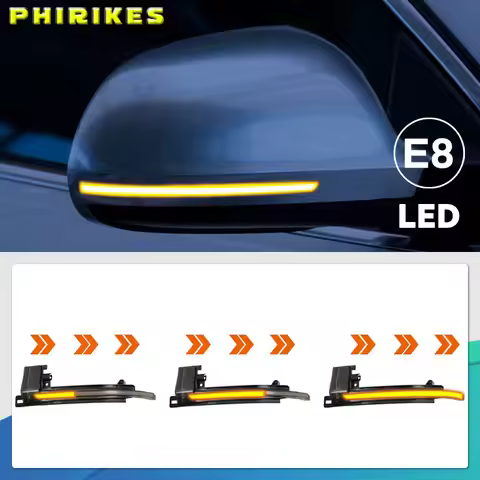 LED Dynamic Turn Signal Light Side Mirror Flashing Light Repeater Blinker for Audi A3 8P A4 A5 B8 Q3