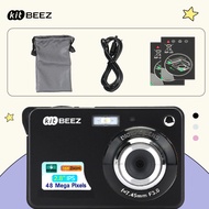 KiTBEEZ KC-1 กล้องดิจิตอล 48MP 8X 1080P กล้องถ่ายรูปถ่ายวีดีโอ หน้าจอ 2.88 นิ้ว พร้อมแฟลชและฟิลเตอร์