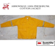 ARROWMAN SAFETY JACKET YELLOW | 100% PRESHRUNK COTTON | HIGH QUALITY