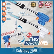 Flex Flame Flexible Welding Fire Spring Gun Camping Equipment Pistol Api Outdoor Cooking Burner Buta