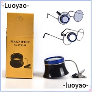 LUOYAO1 Magnifying Lens Clip Magnifier Eyepiece 5X 10X 20X Eyeglass Magnifier