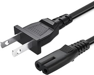 8FT 2 Prong AC TV Power Cord for Samsung UN40 UN43 UN49 UN50 UN55 UN60 UN65 UN70 UN75 UN78 Series Sm