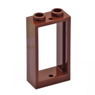COOLPON|This Is LEGO Lego's Parts Red Brown Window 1x2x3 Frame 60593 6058084