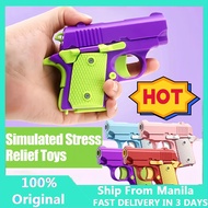 Children's Toy Gun 3D Mini Turnip Gun Decompression Toy Pistol Boy Fidget Toy Outdoor game prop gun 