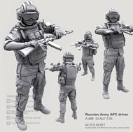 1/35 Resin model kits DIY figure Russian soldier self-assembled A-686