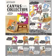Re-ment 日本食玩 MOOMIN Canvas Collection 姆明小肥肥一族油畫 畫架 布畫系列 全套8款 (全新未拆)