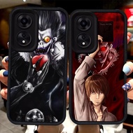 S-6 Death Note Case Case for OPPO A18 A38 A17K A60 A58 A17 5G Realme C55 N55 Cover
