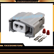 2 Pin TOYOTA VIOS NCP42 NCP93, CAMRY 1AZ 2AZ-FE Fuel Injector Socket Connector