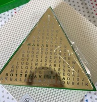 BV / 非賣單 純銅 擺件 三角 城市 字母尺 Bottega Veneta vic vip 禮物 收藏文具 vintage collection