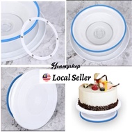 Turntable Cake/Meja Pusing Putar Kek/28cm ANTI SLIP 360 Rotating Cake Decorating Turntable Revolving