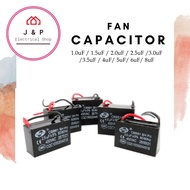 CBB61 Fan Capacitor 450V AC 1.0uF / 1.5uF / 2.0uF / 2.5uF /3.0uF /3.5uF / 4uF/ 5uF/ 6uF/ 8uF | Kapas