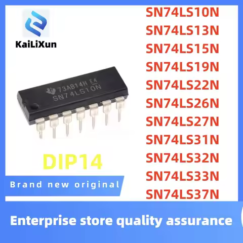(10Pcs)SN74LS10N 74LS13N/74LS15N/74LS19N/74LS22N/74LS26N/74LS27N/74LS31N/74LS32N/74LS33N/74LS37N DIP