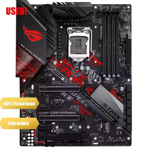 ASUS ROG Strix Z390-H Gaming Motherboard LGA1151 (Intel 8th and 9th Gen) ATX DDR4 DP HDMI M.2 USB 3.