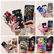 Soft Casing For Samsung Galaxy A5 2016 A510M A510Y / A5 2017 A520F Case Luxury Dragon Lion Love Hear