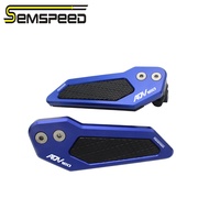 ที่วางเท้า CNC กระจกมองหลังมอร์เตอร์ไซต์ SEMSPEED ที่วางเท้าผู้โดยสารสำหรับ Honda ADV160 ADV 160 202