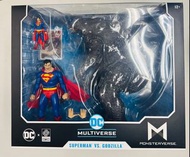 全新DC Multiverse Superman vs Godzilla McFarlane Toys 哥斯拉 超人 麥法蘭