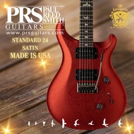 PRS Standard 24 Satin Core Model Red Apple Metallic Made In USA (PREORDER)