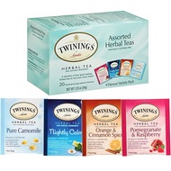 Hộp 4 vị 20 gói trà thảo mộc Twinings Assorted Herbal Tea