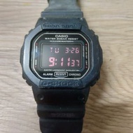 Casio卡西歐 gshock  方塊經典DW-5600MS 電子錶 二手