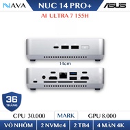 ASUS NUC 14 Pro Plus Intel Core Ultra U7 155H Mini PC Thiết kế tinh tế Hiệu năng cao
