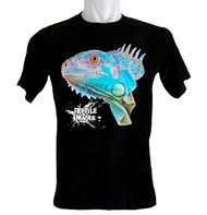 Kaoskaoscorp Baju Kaos Distro Iguana Blue (2ae1)