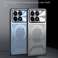 Cho Xiaomi Mi 14 13 Redmi K70 K60 K50 E Pro Vỏ điện thoại ốp lưng hợp kim nhôm Ốp lưng từ tính tản c