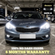 2014-16 Kia Cerato Forte K3 New Ver 6500k White LED Headlight / Fog light Bulb No Dash Error T10 H1 