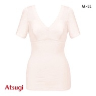 ATSUGI quick drying short sleeve cup inner (Made in Japan, sizes M-LL)(A5647306HS)(Direct from Japan