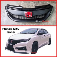 Honda City GM6 2014 2015 2016 Type R FK8 OEM Front Grill Grille Matte Black Gloss Black Carbon Look