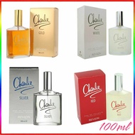 CHARLIE COLLECTION GOLD/SILVER/WHITE/RED 100ML 100% ORIGINAL EAU DE TOILETTE MEN & WOMEN PERFUME.