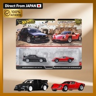Hot Wheels Premium 2 Car Pack Alfa Romeo 155 V6 TI Alfa Romeo 33 Stradale Diecast Mini Cars JBK95