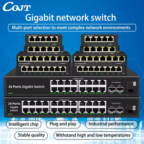 5/8/16/24port Gigabit Switcht 100/1000mbps Gigabit Switch Enterprise-grade Switch, Monitoring Networ