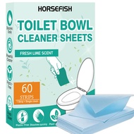 HORSEFISH TOOL Toilet Cleaners Strips 60 Sheet,Household Toilet Cleaners, Powerful Bathroom Cleaner,