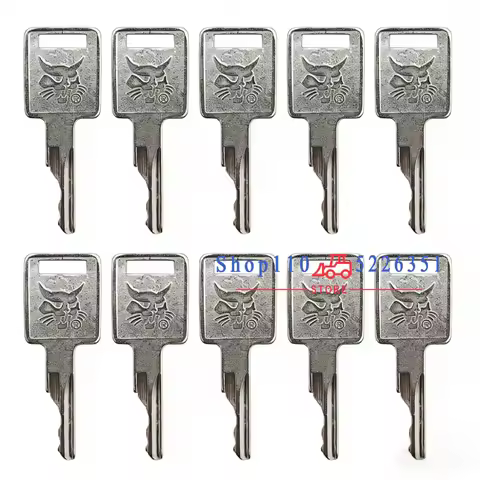 10/5/3/1pc D250 Ignition Key For Bobcat Skid Steer Loaders and Mini Excavators 6693241 6693245 67095