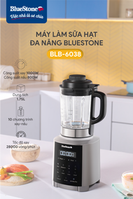 [Trả Góp 0%] Máy Xay Nấu Và Làm Sữa Hạt Đa Năng BlueStone BLB-6038 - 1000W - Dung tích 175 lít - Cối