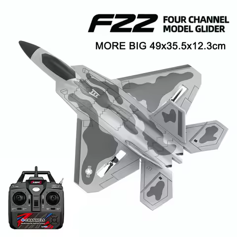 BM22 F22 Fighter 4CH Larger Plane 2.4G Fixed-wing Remote Control Airplane Electric Foam Model 49*35.