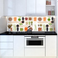 [HCM]Decal dán bếp MENU ĐẬU khổ 60x120cm - THUTHAODECOR