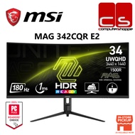 MSI MAG 342CQR E2 34''VA UWQHD/1MS/180HZ/AMD FREE SYNC/CURVED GAMING MONITOR