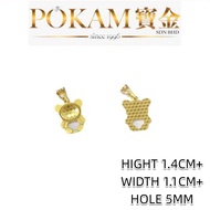 916 EMAS LOKET 916 GOLD PANDANT/CHARM