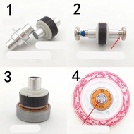 【Free-delivery】 8 Pcs Magnetic Core Led Flash Shine Roller Skates Wheel 6mm Bushing Magnet Cell Inli